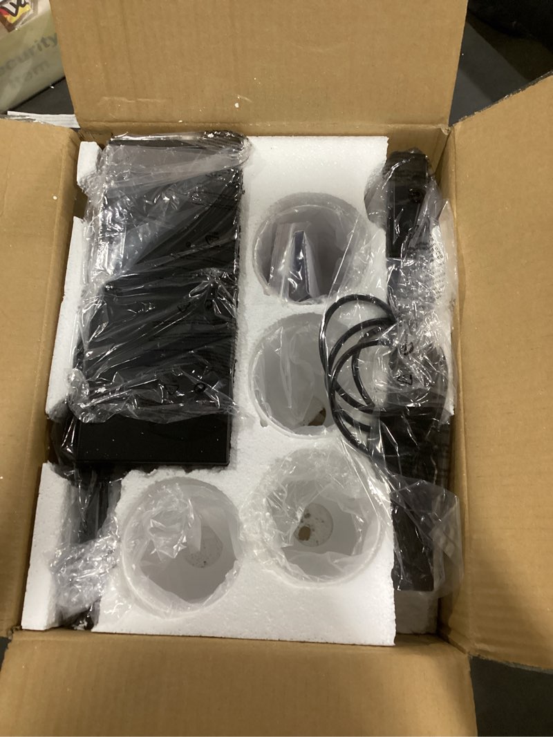 Condition photo showing Good Condition for modern island lights for kitchen, black dining room light fixtures 4-light farmhouse linear chandeliers over table white frosted glass adjustable hanging light kitchen pendant lighting over island 4-light white glass