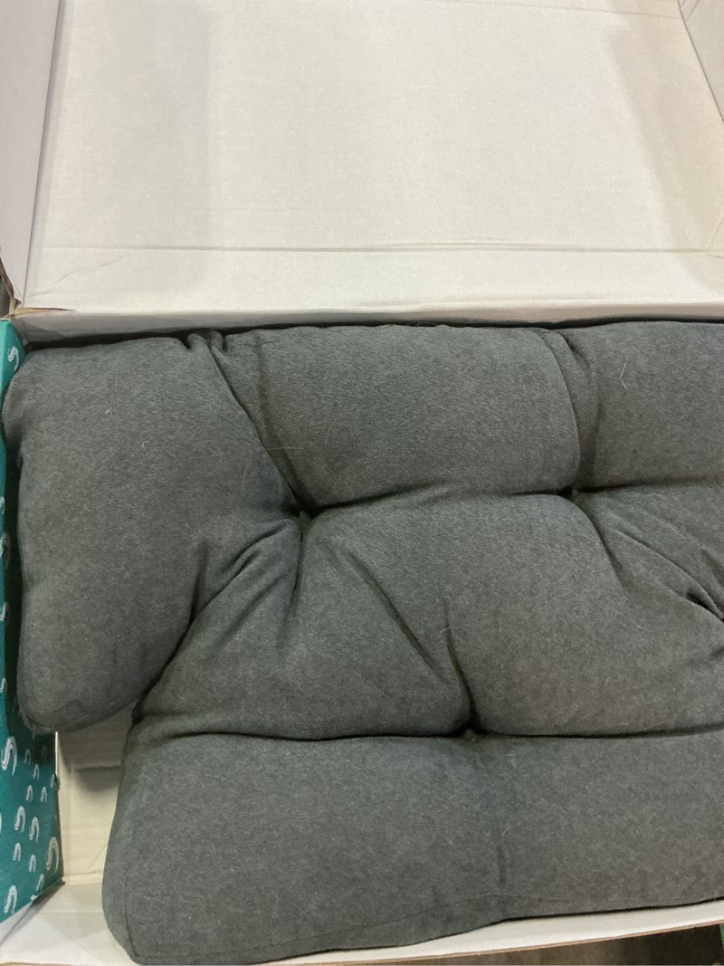 Condition photo showing Good Condition for tanyoo back pillow for recliner lumbar support pillow soft and fluffy back support cushion thick lumbar cushion for chairs, recliners,sofa, couch and bed for pain relief dark grey