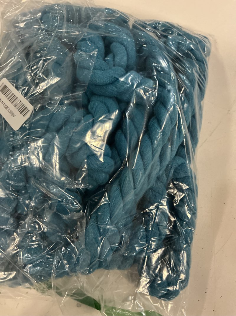 Condition photo showing Good Condition for tug of war rope games 40ft for kids adult, field day family reunion outdoor outside yard backyard lawn carnival camping picnic games for team building, blue blue 40 ft
