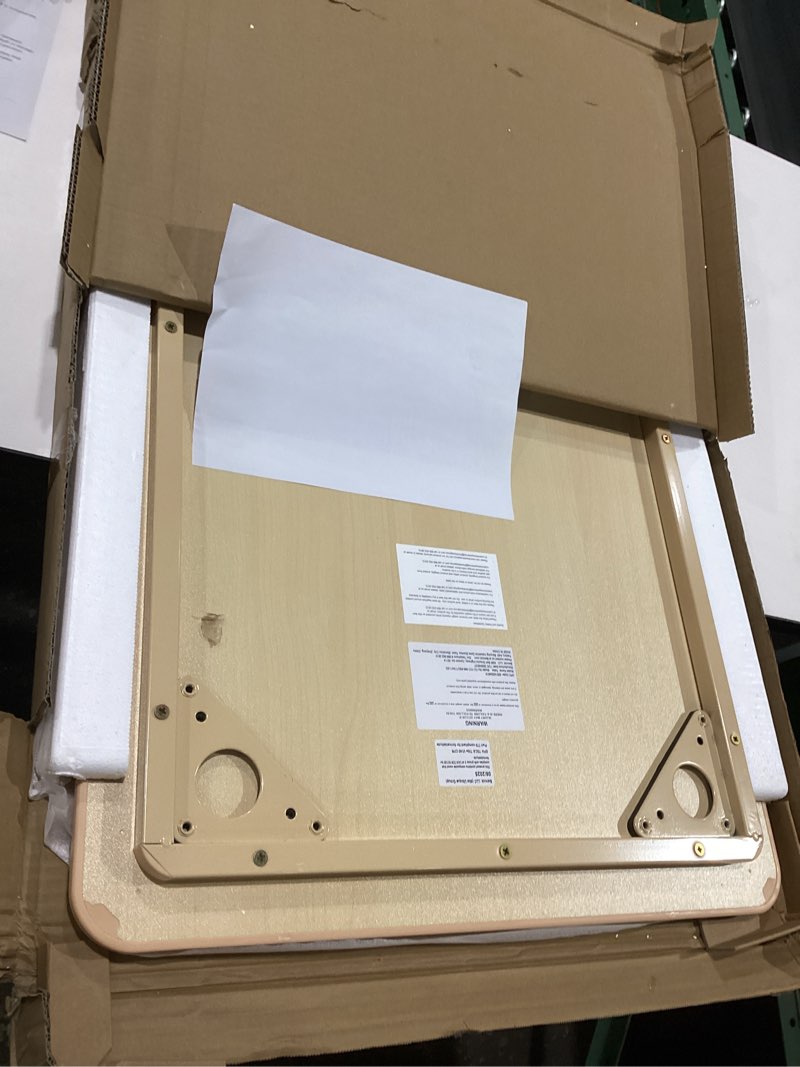 Condition photo showing New/Like New for Flash Furniture Wren Adjustable Classroom Activity Table for School and Home, Plastic Activity Table , 23.625\" W x 47.25\" L, Gray/Blue Blue Set of 1, NOT EXACT SIMILAR TO STOCK PHOTO 