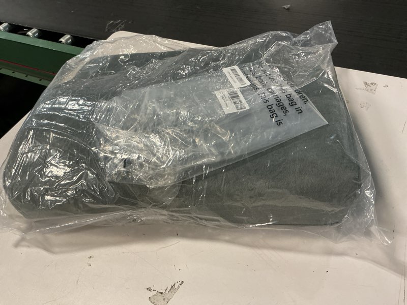 Condition photo showing Good Condition for Lumbar Support Pillow for Recliner Chair and Couch, Memory Foam Back Cushion Ergonomic Back Support Pillow for Lower Back Pain Relief, with Soft Velvet Dark Grey