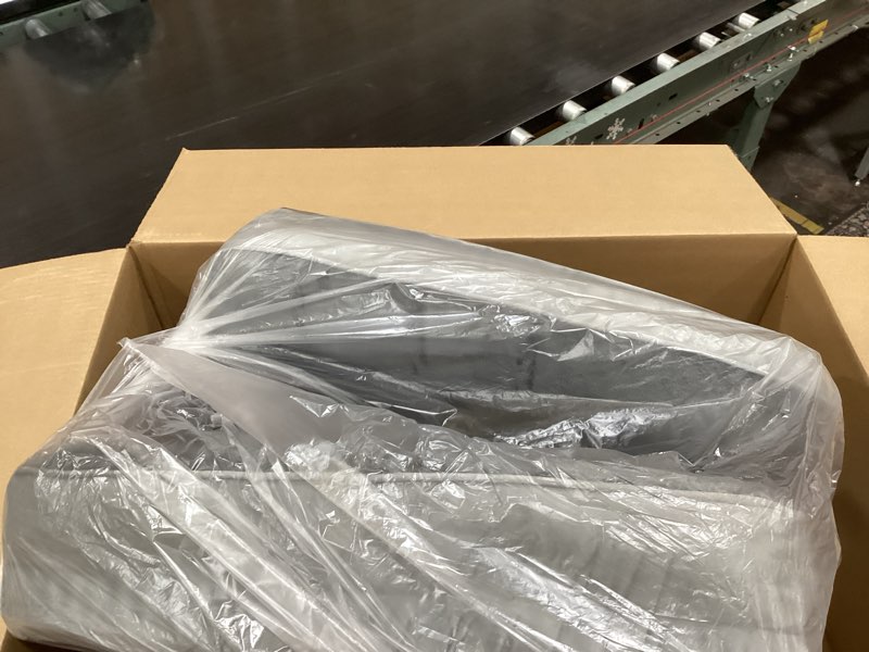 Condition photo showing As Is for WNPETHOME XXL Extra Large Dog Bed, Washable Dog Couch with Removable Waterproof Cover, Orthopedic Large Pet Sofa Bed with Bolster Sides for Sleeping Grey XX-L (45x35x7in)