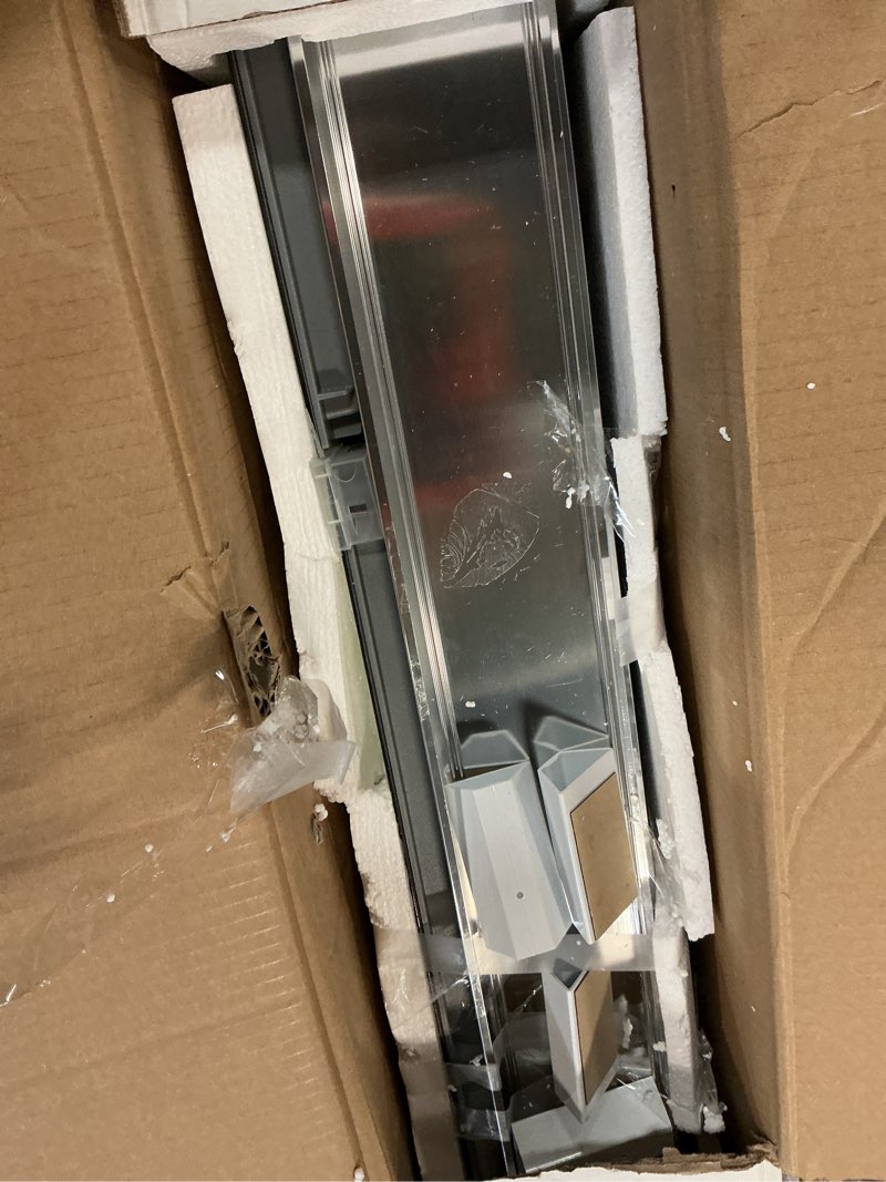Condition photo showing As Is for kohler cb-clc3026fs bathroom medicine cabinet with mirror, beveled mirror doors, adjustable shelves, rectangular beveled edge, 30 in. w x 26 in. h beveled edge 30 in. x 26 in.