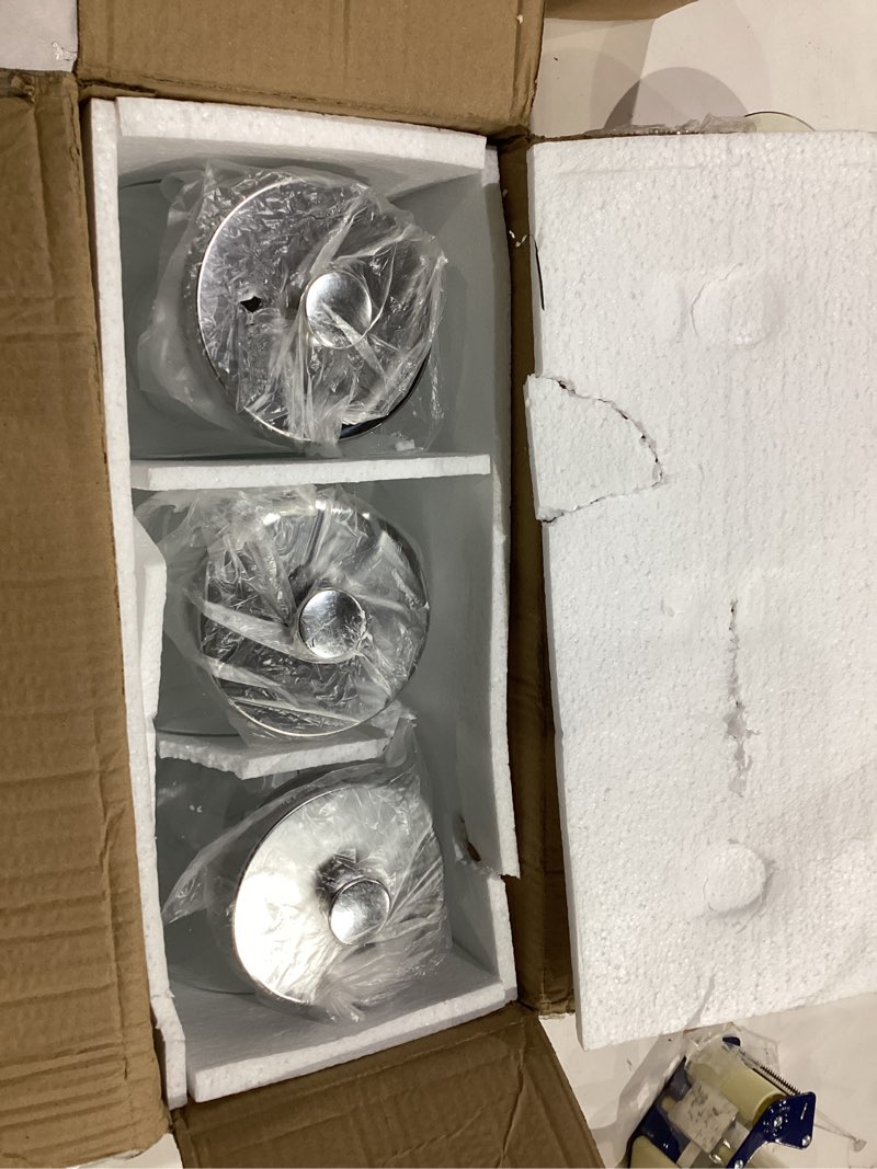 Condition photo showing Good Condition for Glass Cookie Jars for Kitchen Counter (3 Pack) 75oz Food Storage Canisters with Airtight Lids + Marker & Labels, Coin & Penny Jar for Candy Buffet, Coffee, Laundry Detergent Holder