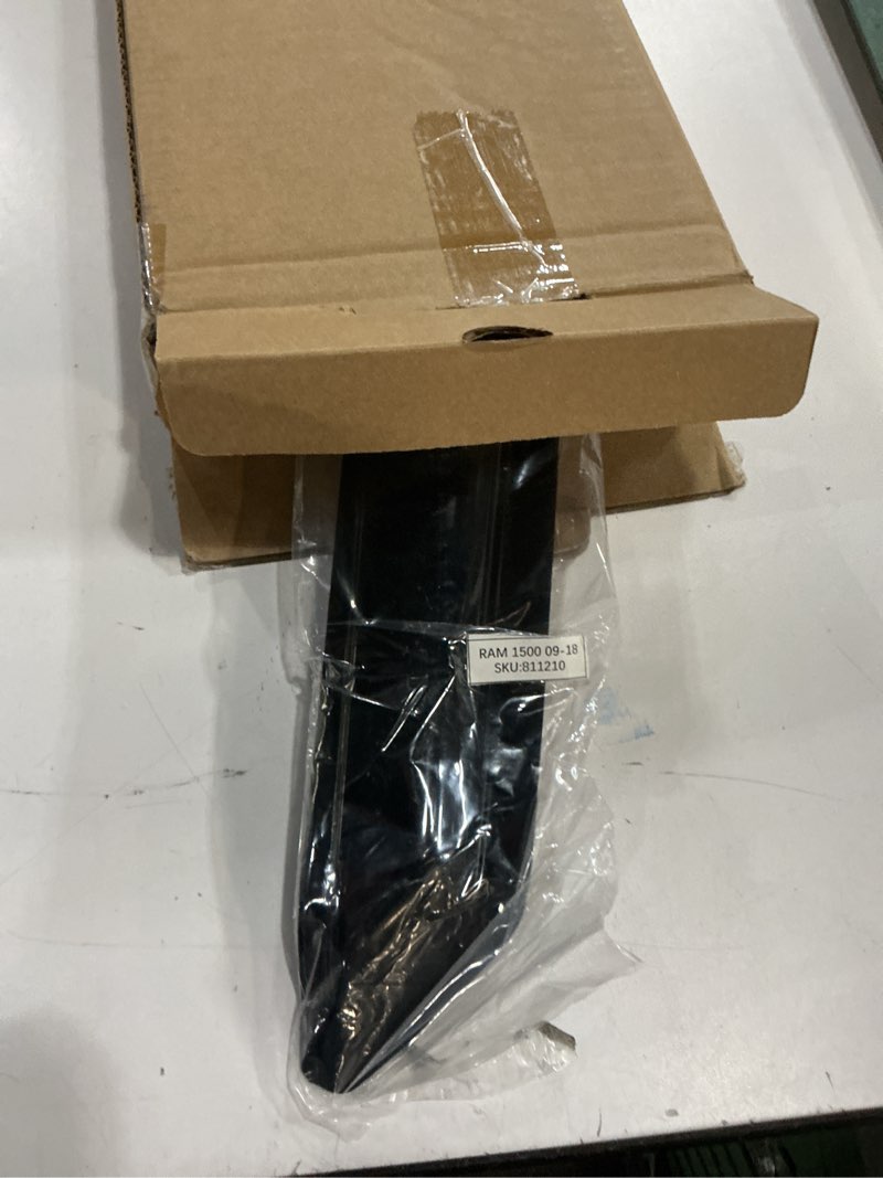 Condition photo showing New/Like New for kpy rain guards fit for 2009-2018 ram 1500 regular cab, 2019-2024 ram 1500 classic, out-channel window visors vent wind deflector 2pc, truck accessories for 2010-2025 ram 2500 & 3500 (single cab only)