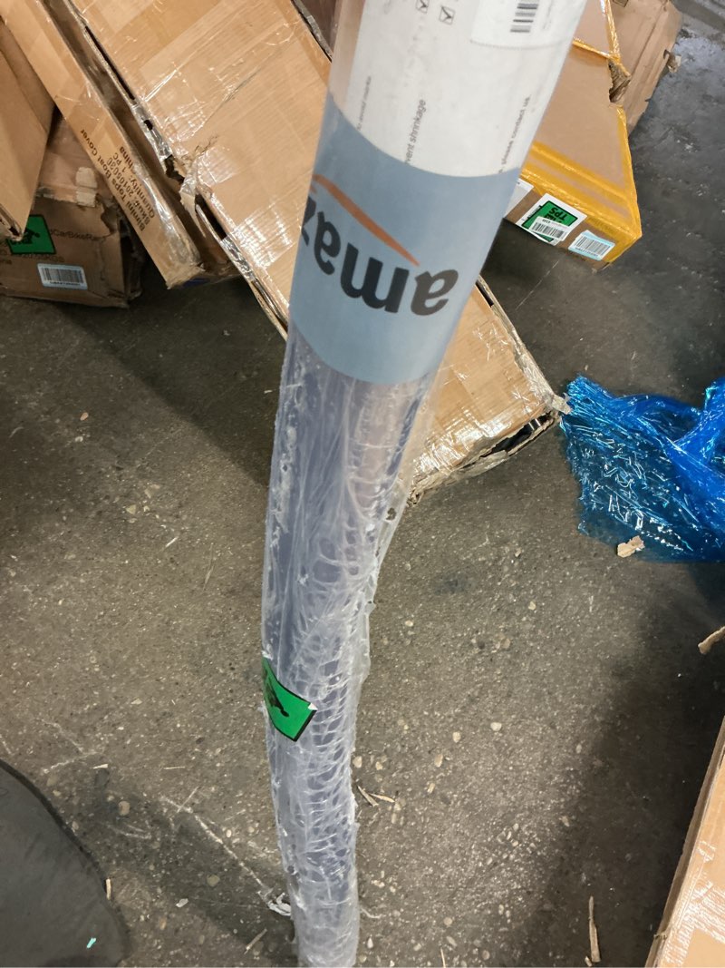 Condition photo showing As Is for LovePads Clear Table Cover Protector 54 x 84 Inch, 1.5mm Thick Plastic Table Cover, Table Protector 