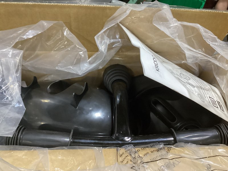 Condition photo showing As Is for kriddo kids tricycle for 2-5 year olds - gift for toddlers - black