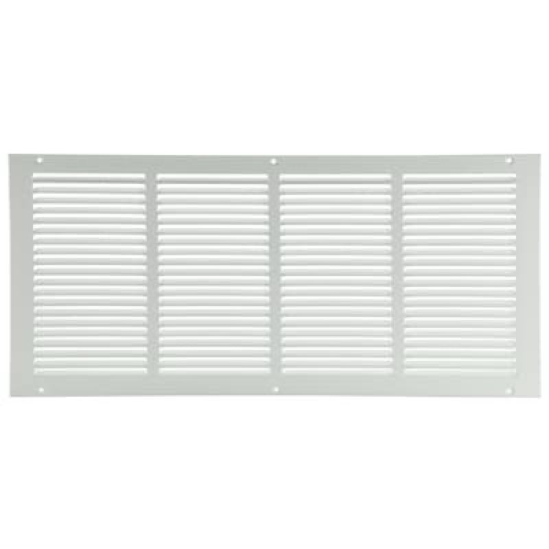 reliabilt 24-in x 8-in steel white sidewall/ceiling grille