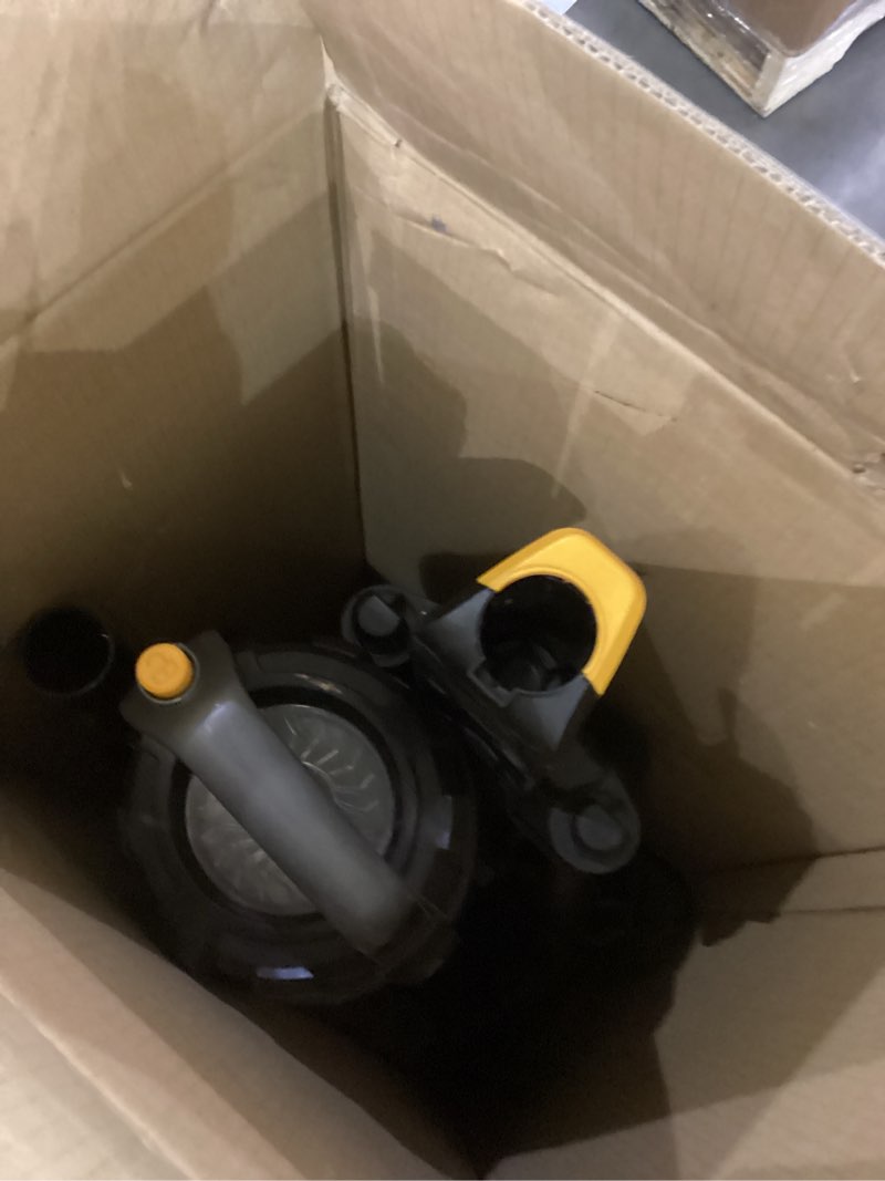 Condition photo showing As Is for EUREKA NEU181D PowerSpeed Lightweight Powerful Upright Vacuum Cleaner for Carpet and Hard Floor  Pet Turbo  Black Yellow - New