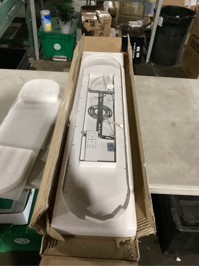 Condition photo showing Good Condition for ganeed 39.4 inch dimmable led ceiling light, high brightness long ceiling lamps,3000-6000k selectable modern ultra thin low profile light fixture for bedroom kitchen closet hallway,white/48w dimmable/39.4 inch/white