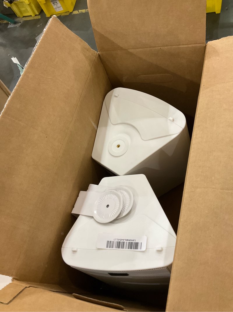 Condition photo showing As Is for Pyle PDWR61BTWT Bluetooth Indoor Outdoor 6.5 Inch Speaker System  White (2 Pack)