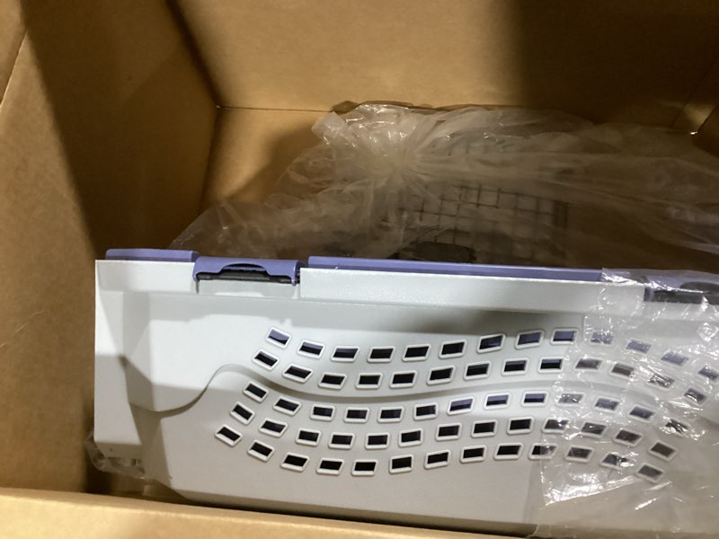 Condition photo showing Good Condition for Amazon Basics 2-Door Top-Load Hard-Sided Dogs, Cats Pet Travel Carrier, Gray & Blue, 22.8"L x 15.0"W x 13.0"H Gray & Blue 22.8"L x 15.0"W x 13.0"H