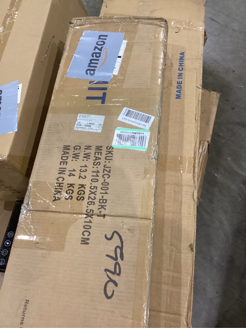 Condition photo showing Good Condition for Twin Bed Frames with Charging Station & LED Lights, Metal bed frame twin size with Headboard and Footboard, Heavy Duty Slats Support Platform, No Box Spring Needed, Noise Free, Easy Assembly, Black Black Twin