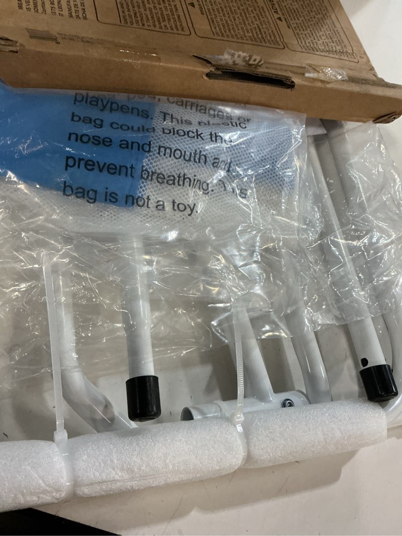 Condition photo showing New/Like New for dream on me mesh security bed rail – toddler safety guard with breathable mesh, reinforced anchor system, lightweight, portable, fits adult twin-size beds, blue