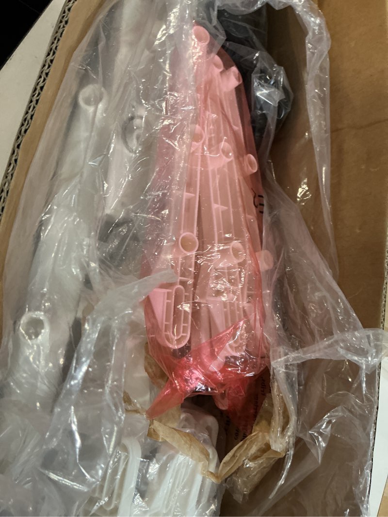 Condition photo showing Good Condition for 3 Tier Clothes Drying Rack with Adjustable Double Pole, Foldable Large Capacity Indoor Outdoor Stand white 