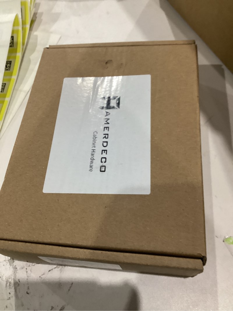 Condition photo showing New/Like New for Amerdeco 10 Pack Brushed Satin Nickel Solid Cabinet Pulls 3.75 Inch(96MM) Hole Centers Kitchen Cabinet Handles Hardware Kitchen Handles for Cabinets Handles ZH0070 3.75"/96MM Hole Center 10 Pack Brushed Satin Nickel