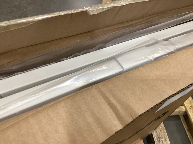 Condition photo showing Good Condition for babelio 29-55 inch extra wide baby/dog gate, pressguard p7, metal auto close, pressure mounted pet door for doorways, no need tools and drilling, with wall cups, white white 30"tall 29"-55" wide