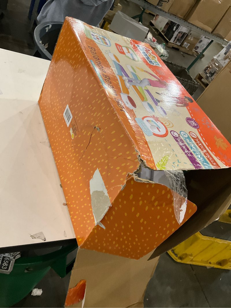 Condition photo showing As Is for Balance Beam and Toddler Stepping Stones for Kids 13 Pieces, Jumping Stepping Stones Balance Beam, Sensory Play Toys for Toddlers, Indoor or Outdoor Play, Easy Stackable Storage