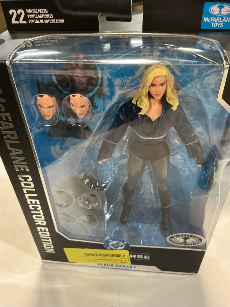 Condition photo showing Good Condition for mcfarlane toys- dc multiverse black canary (dc rebirth) 7in action figure mcfarlane collector edition #54