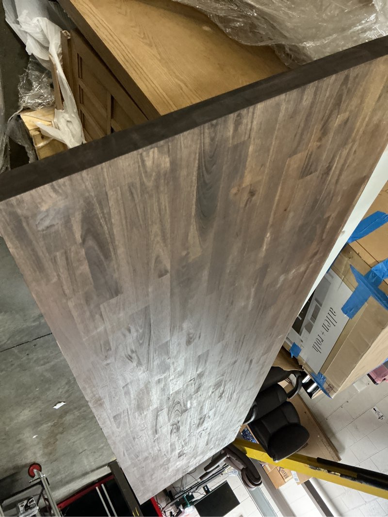 Condition photo showing As Is for sparrow peak ebony stained stained top
