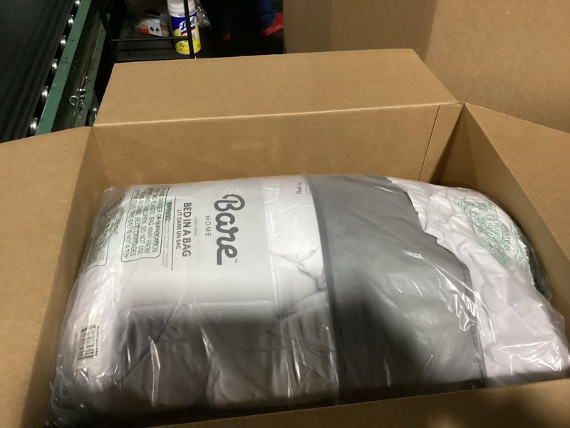 Condition photo showing As Is for Similar to 7 Pieces Queen Comforter Set - Utral Soft Microfiber Bedding Set, Thick Duvet Insert Bed in a Bag Without Rustling Noise for All Season, Beige (88\"x88\") Beige Queen