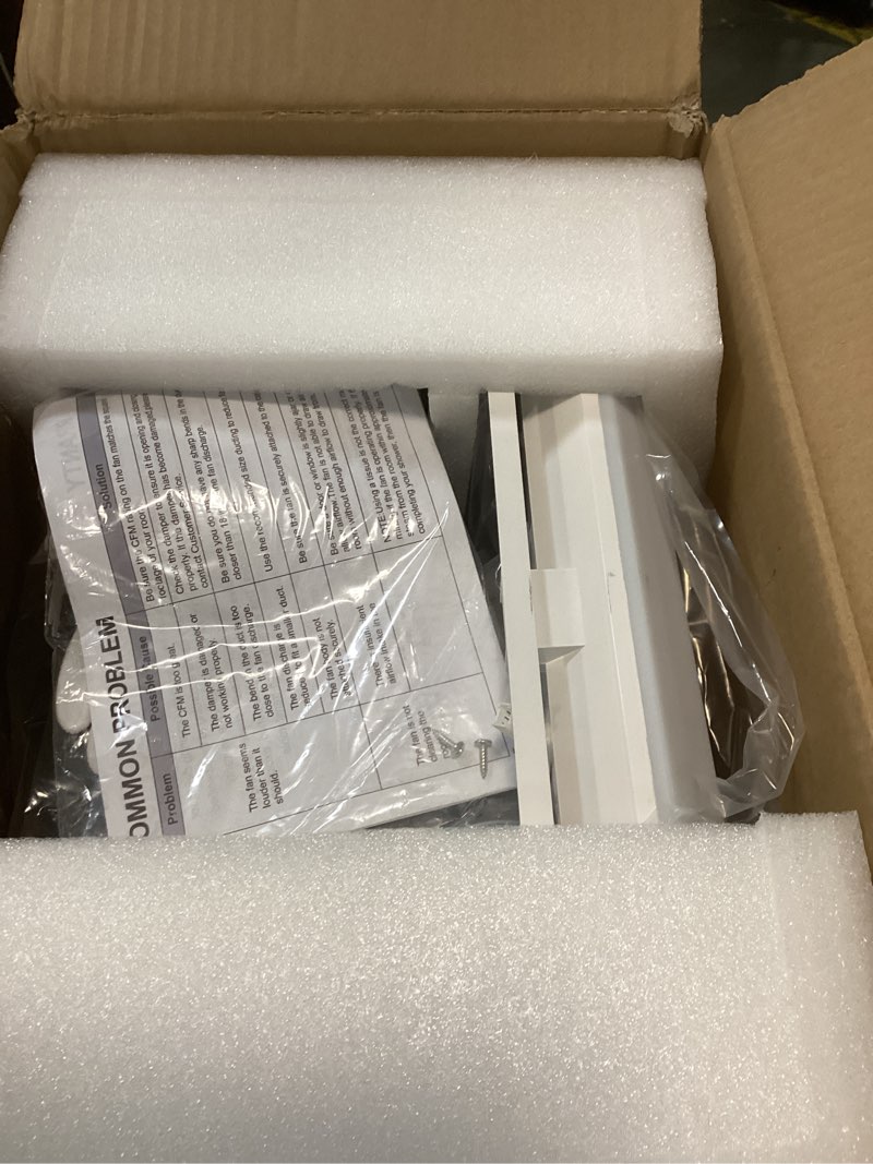 Condition photo showing Good Condition for Bathroom Exhaust Fan with Bluetooth Speaker & Light Plug & Play, Dual Speakers, 230 CFM 1.0 Sone, 7 RGB Modes, 3000-6500K, Remote Bathroom, Laundry Room, Bedroom,Office 7 RGB Speaker