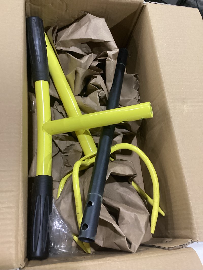 Condition photo showing Good Condition for altdorff manual twist tiller for gardening, garden claw hand tiller with ergomomic handle, steel cultivator tiller lawn aerator soil lossener for gardening bed and plant box