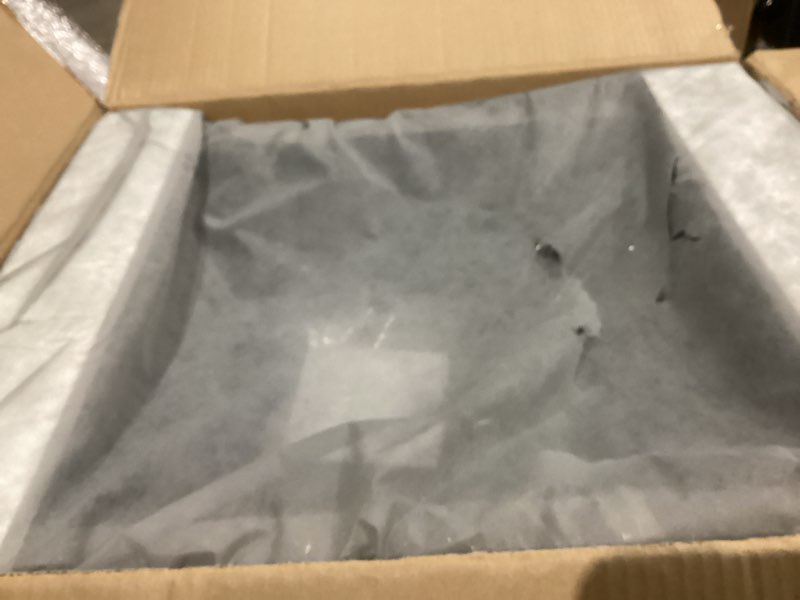 Condition photo showing Good Condition for MENATT 22 inch Undermount Kitchen Sink Black, 18-Gauge Stainless Steel Handmade Single Bowl Kitchen Bar Sink Undermount, 22"x18"x9" D22" x W18" x H9" Black