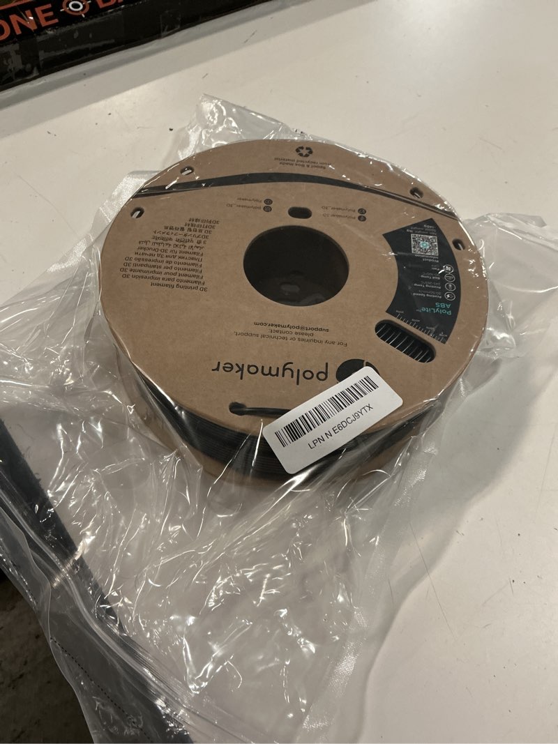 Condition photo showing New/Like New for polymaker abs filament 2.85mm yellow, 1kg 3d printing filament, polylite abs 3d printer filament, heat resistant, strong & durable, dimensional accuracy +/- 0.03mm 109 - 2.85mm yellow (hex code: #eda900) 1kg
