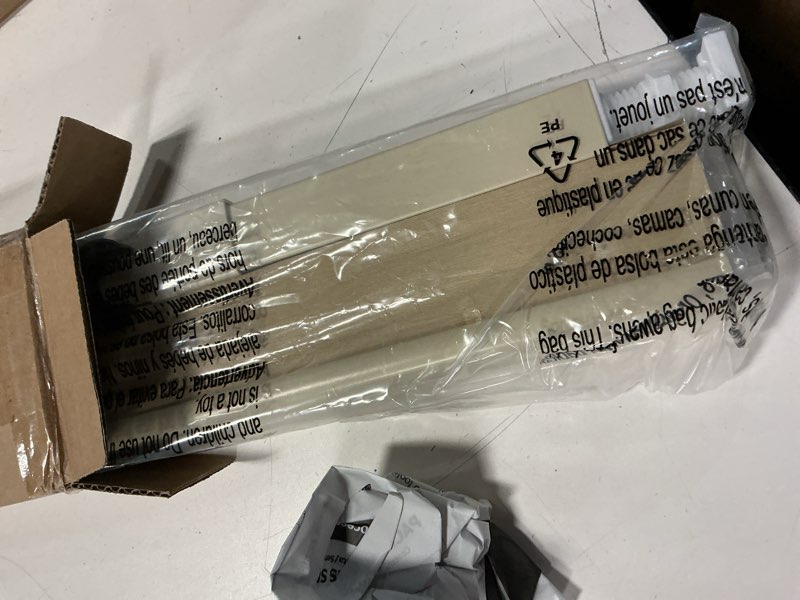 Condition photo showing Good Condition for lazblinds cordless cellular shades, no tools no drill blackout honeycomb shades pleated blinds for windows, 32" w x 64" h, soft cream blackout-soft cream 32'' w × 64'' h