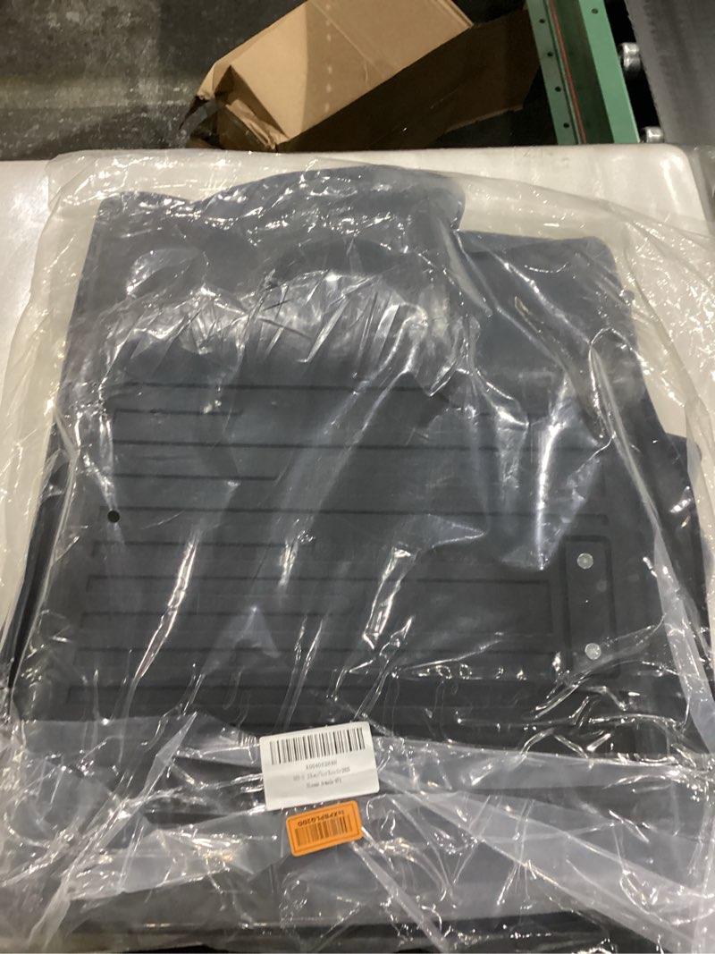 AltraVos 2 Rows Floor Mats for 2025 Nissan Armada 7 and 8 Passenger Models,TPE All Weather Protectio