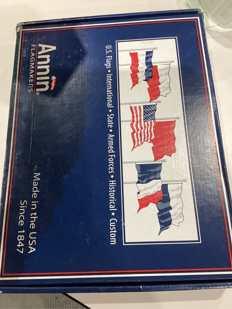 Condition photo showing New/Like New for Annin Flagmakers Missouri State Flag USA-Made to Official State Design Specifications, 4 x 6 Feet (Model 142970) 4x6 ft.