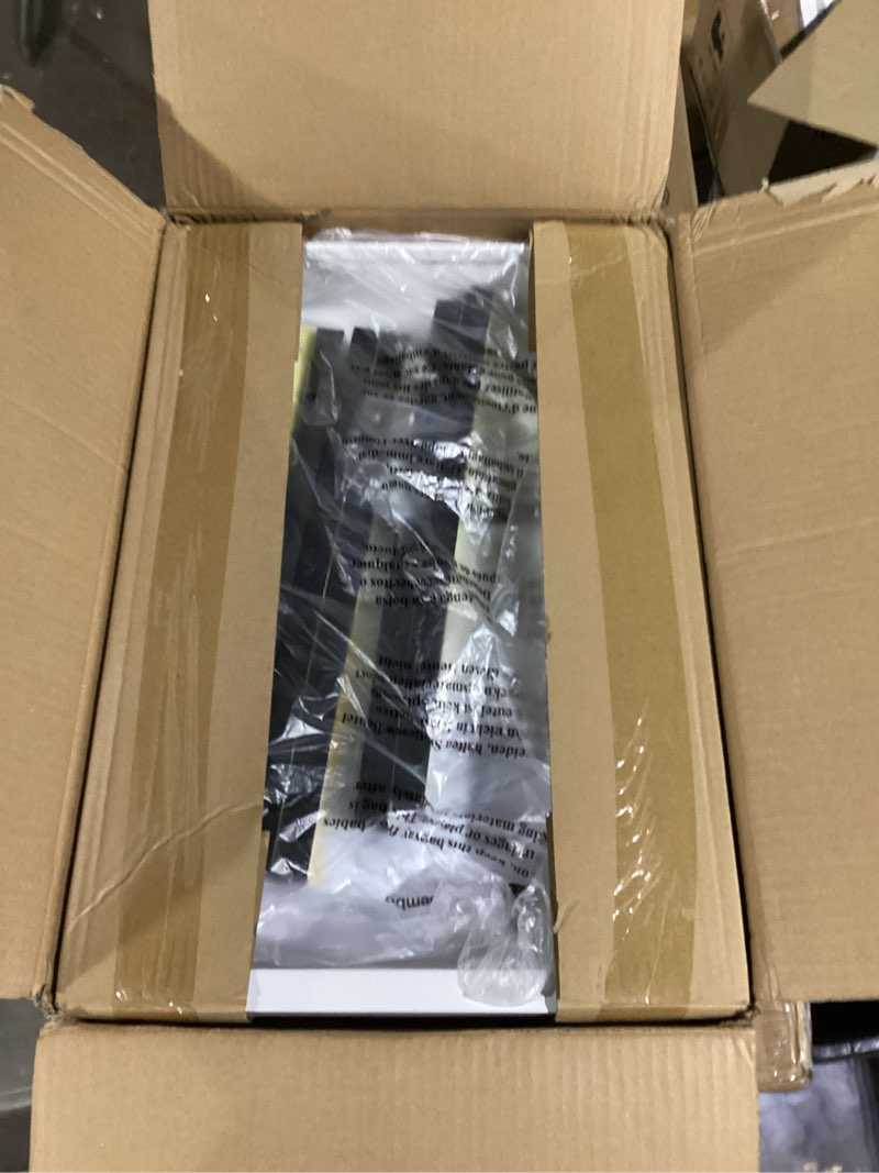 Condition photo showing New/Like New for Pull out Cabinet Organizer, 2-Pack Expandable(13.6"-24") Silde out Drawers with Raising Pad for Framed Cabinets, Adjustable Full-Extension Adhesive Roll out Shelves for Kitchen Pantry Home Pot and Pan 21''D x 13.6''-24''W (White 2-Pack)