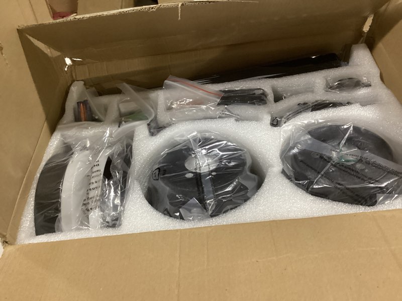 Condition photo showing Good Condition for fanbulous 2 pack 42 inch ceiling fans with lights and remote, low profile indoor black ceiling fan with 6 speeds & 3cct, flush mount, dual-finish 5 blades,quiet dc motor for living room bedroom 42 inch black 2