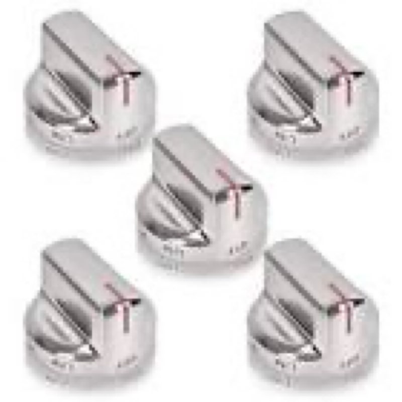 DG94-02141A Knob for Samsung Stove Knob Replacement (5PCS), Compatible with Samsung Stove Knobs NX58M6630SS/AA, NX58M6630SS/AA-00, NX58M6630SS/AA-01, NX58R6631SS/AA-00, NX58R6631ST/AA-00