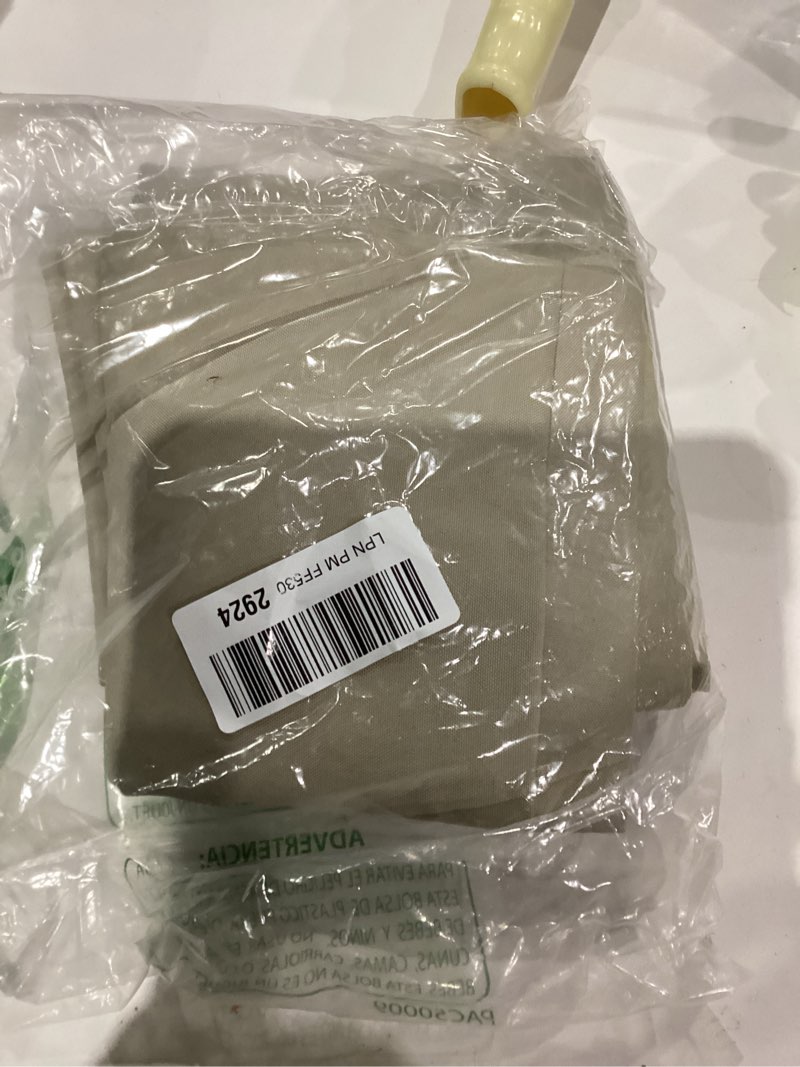 Condition photo showing As Is for Sqodok Patio Cushion Covers 22x22 Waterproof Outdoor Cushion Covers Replacement 2Pack Patio Cushion Seat Slicovers with Ties, Pillow Covers for Chair,Tan Tan 22"x22"x3"-2 PACK-COVER ONLY