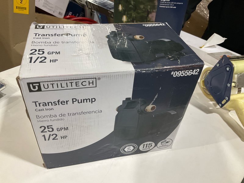 utilitech 0.5-hp cast iron electric utility pump (0955642)