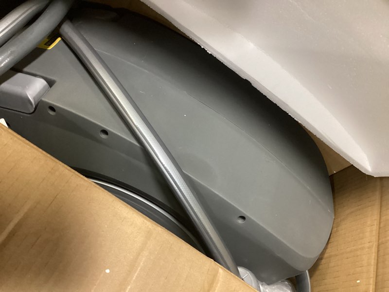Condition photo showing Good Condition for glahoden retractable garden hose reel 5/8 in x 100 ft metal bracket, 2025 upgraded dual ratchet lock uv & freeze protection brass seal slow retraction anti-tangle hose 180°swivel 5/8" 100ft