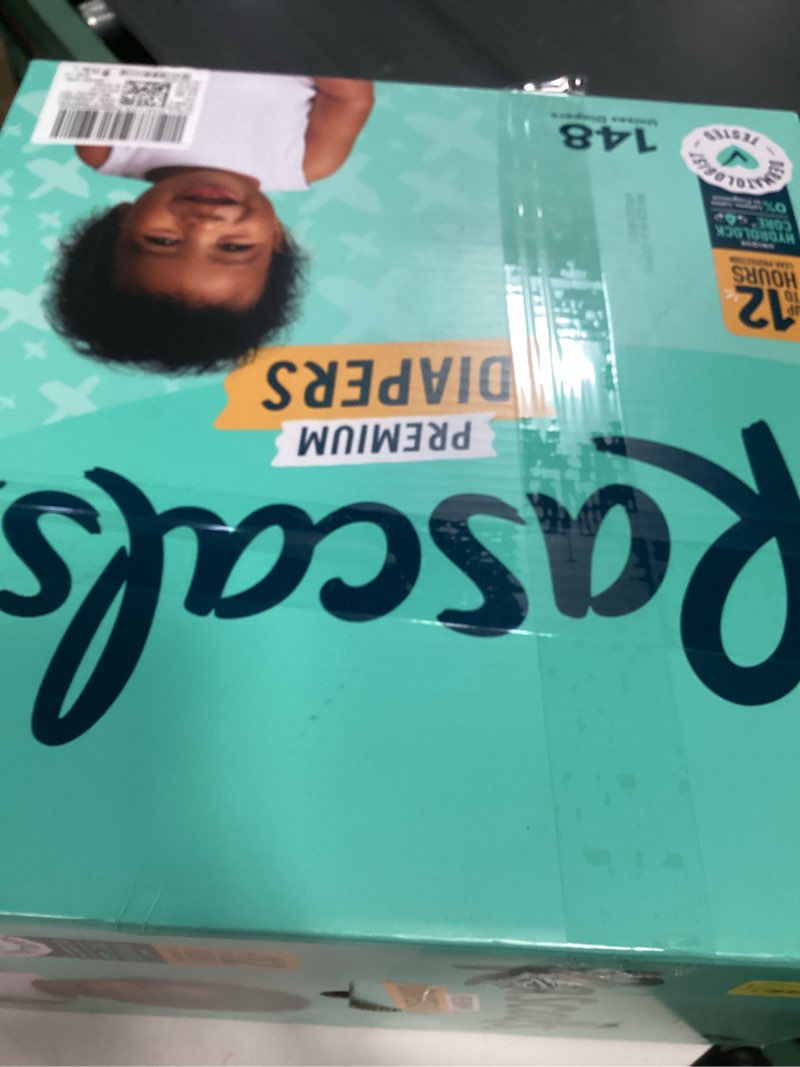 Condition photo showing New/Like New for rascals premium diapers size 4, 140 count, (pack of 1)