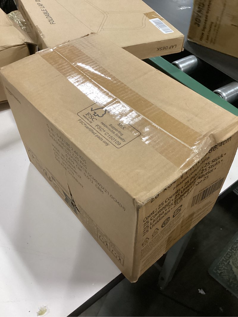 Condition photo showing New/Like New for Amazon Basics Dog and Puppy Pee Pads with 5-Layer Leak-Proof Design and Quick-Dry Surface for Potty Training, Heavy Duty Absorbency, X-Large, 28 x 34 Inch - Pack of 25, Blue & White 28 x 34 Inches 25.0