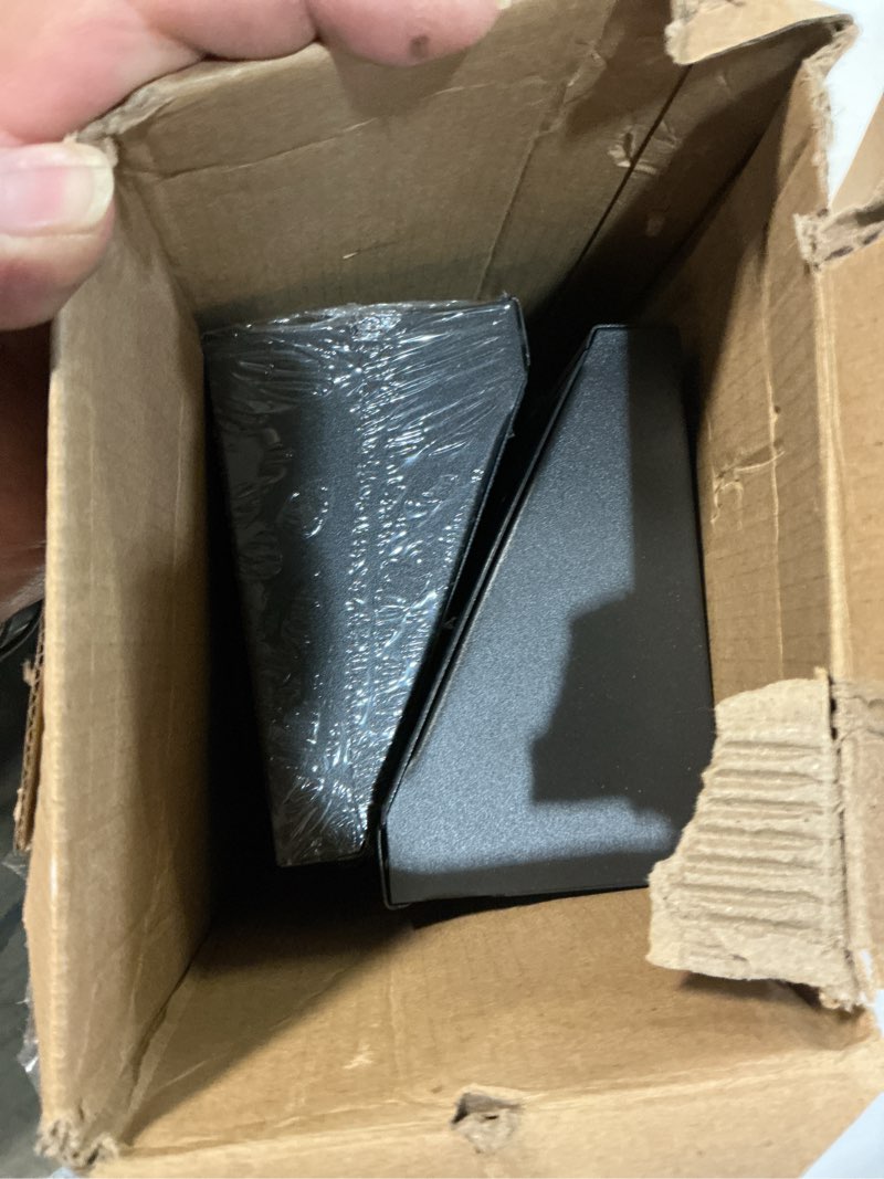 Condition photo showing Good Condition for blulu 2 pcs 15 inch baseboard register duct opening size modern design vent covers for home floor wall baseboard air covers supply floor diffuser including screws (black) 15 inch black 2