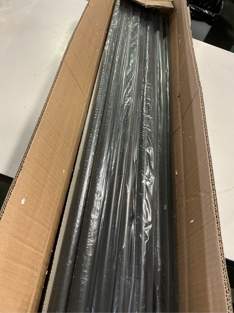 Condition photo showing Good Condition for KELIXU 76.4" Industrial Pipe Clothing Rack for Wall Adjustable Height Wall Mounted Clothes Rack for Hanging Clothes, Heavy Duty Walk in Closet Systems, Garment Racks with Double Rods (Double, Black) 76.4” W x76.4” H x 13.1” D