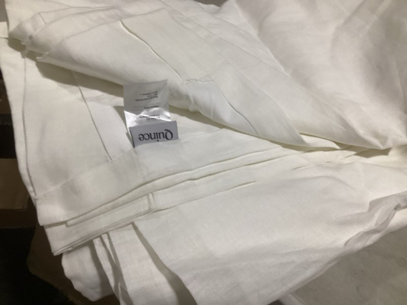 Condition photo showing Good Condition for european linen curtain 96”x84”