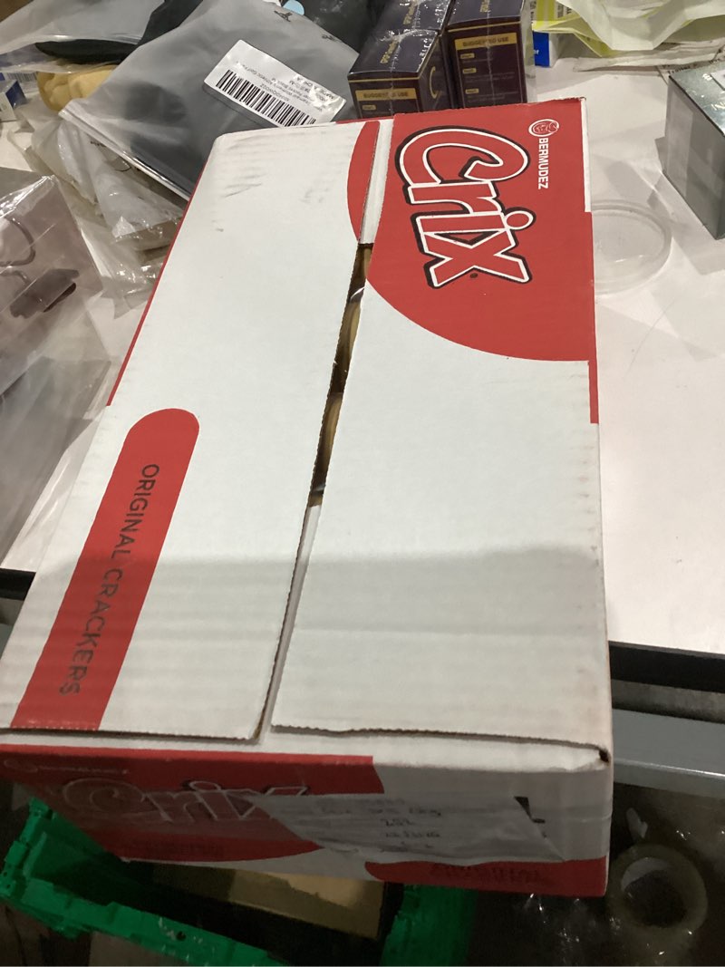 Condition photo showing New/Like New for crix original crackers – 12 individually wrapped rolls (4 x 3 packs) | crispy caribbean-style crackers original 33.33 ounce (pack of 12)