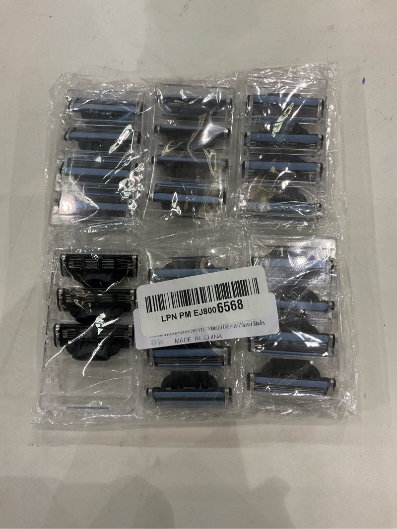 Condition photo showing New/Like New for Precision Razor Blades 24Pcs Double Lubrication Strip Manual Razor Replacement Blades,Compatible with Mach 3 Razors Refills,Men's Manual Universal Shaver Blades