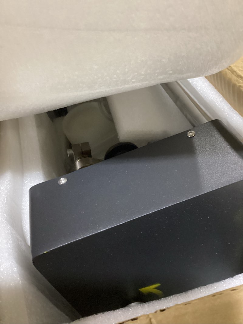 Condition photo showing As Is for manual can sealer machine, 2.2'' caliber cup sealer, no electricity needed with adjustable height for 11.2/16.9oz bottles, table mountable for bubble tea, coffee, smoothie shop & home use
