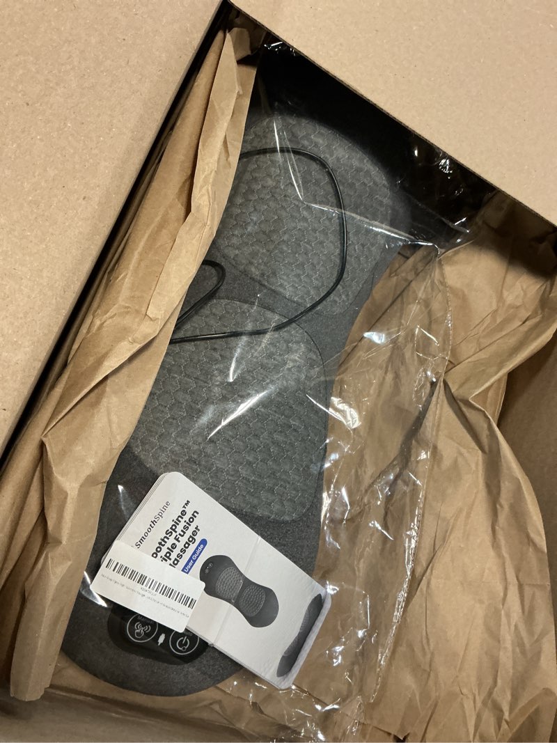 Condition photo showing Good Condition for SmoothSpine Triple Fusion Back Massager - The Official Smooth Spine Massager with Heat - Design to Support Lower Back Comfort, Relaxation Device for Home Use (Triple Fusion Back Massager)
