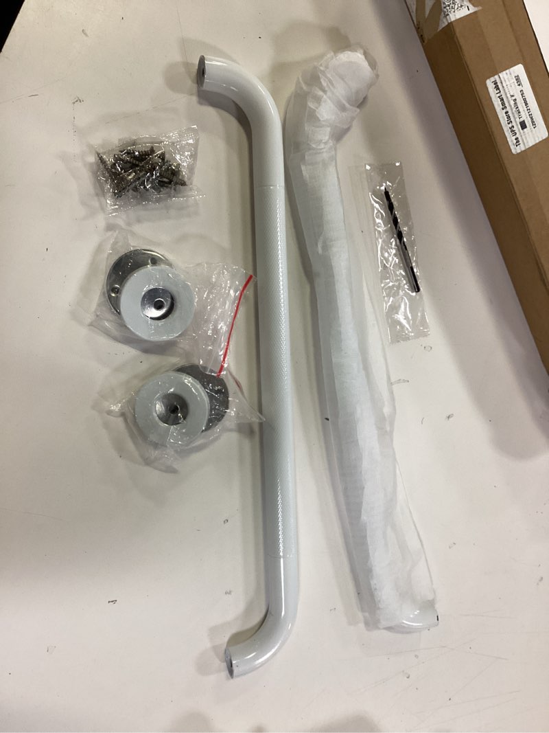 Condition photo showing New/Like New for fanhao 2 pack grab bars for bathtubs and showers, 16 inch anti slip shower grab bars stainless steel shower handle toilet handicap elderly senior assist bathroom safety bars (white)