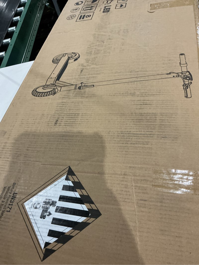 Condition photo showing New/Like New for acer electric scooter for adults, 500w peak motor, max speed 15.5mph, 20 mile long range, 8.5” soild tires, double brake system folding e-scooter commuter (es series 3) black