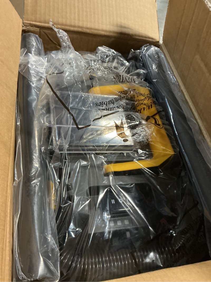 Condition photo showing Good Condition for ecarke 2.5 gal cordless wet dry vacuum compatible with dewalt 20v battery, 3-in-1 shop vac with washable hepa & brushless motor, 15kpa suction, 4 attachments for garage car workshop (tool only)